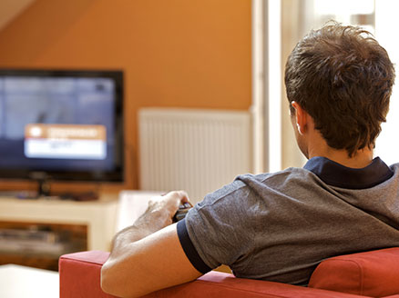 watch TV (television)