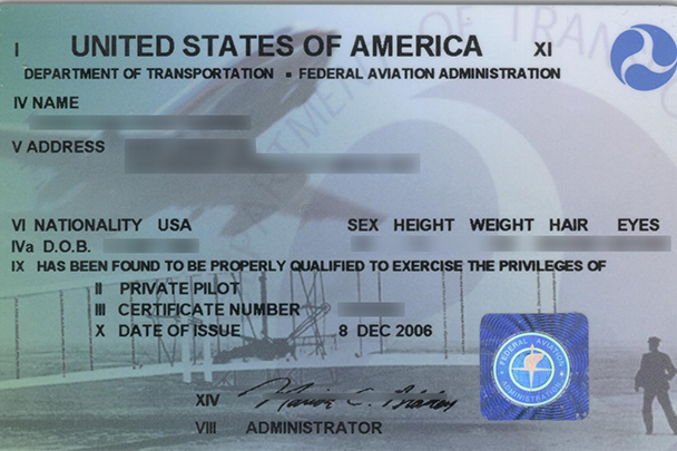 Pilot's license