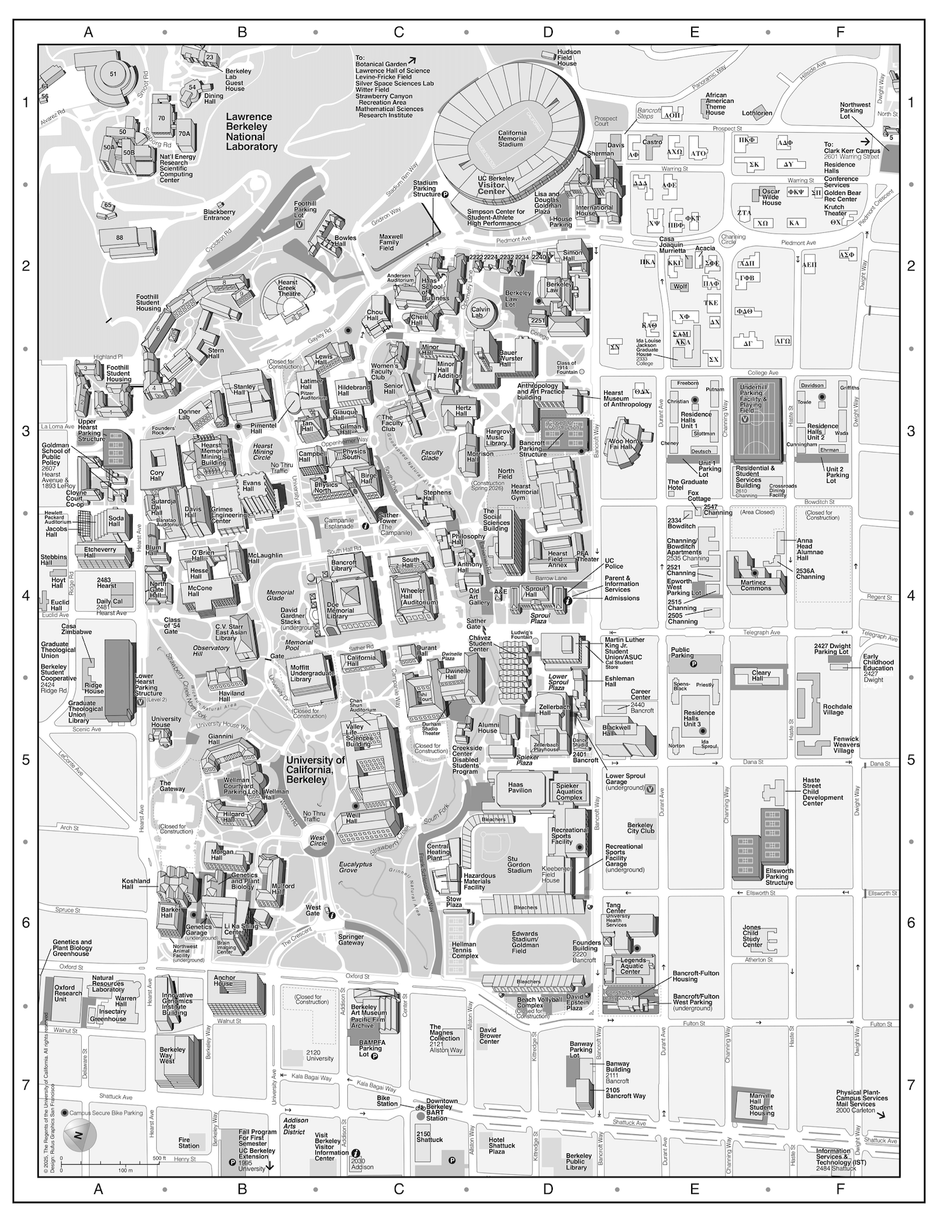 UC Berkeley Campus Map