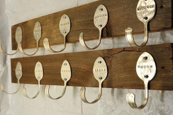 spoons as hooks