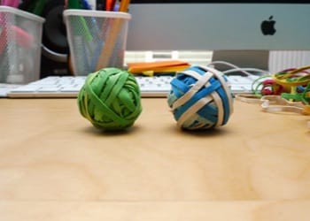 rubber ball eraser