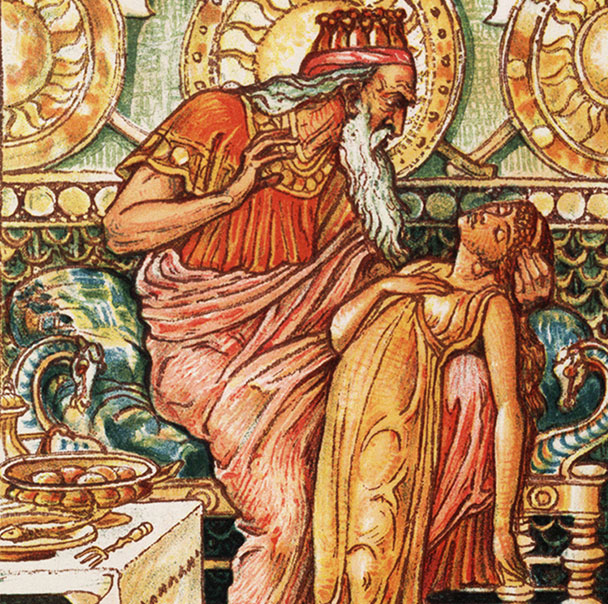 Midas and his gold daughter