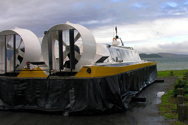 hovercraft in land