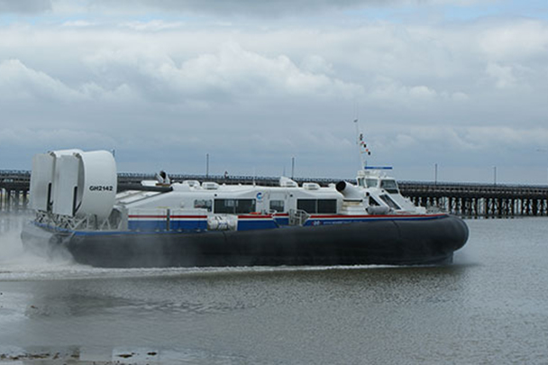 hovercraft in water
