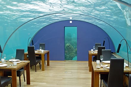 The Ithaa Undersea Restaurant